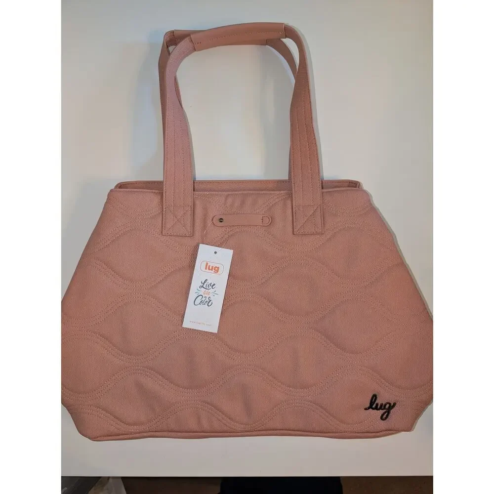 Lug Tempo Matte Lux Blush Pink organized travel bag - Picture 1 of 9